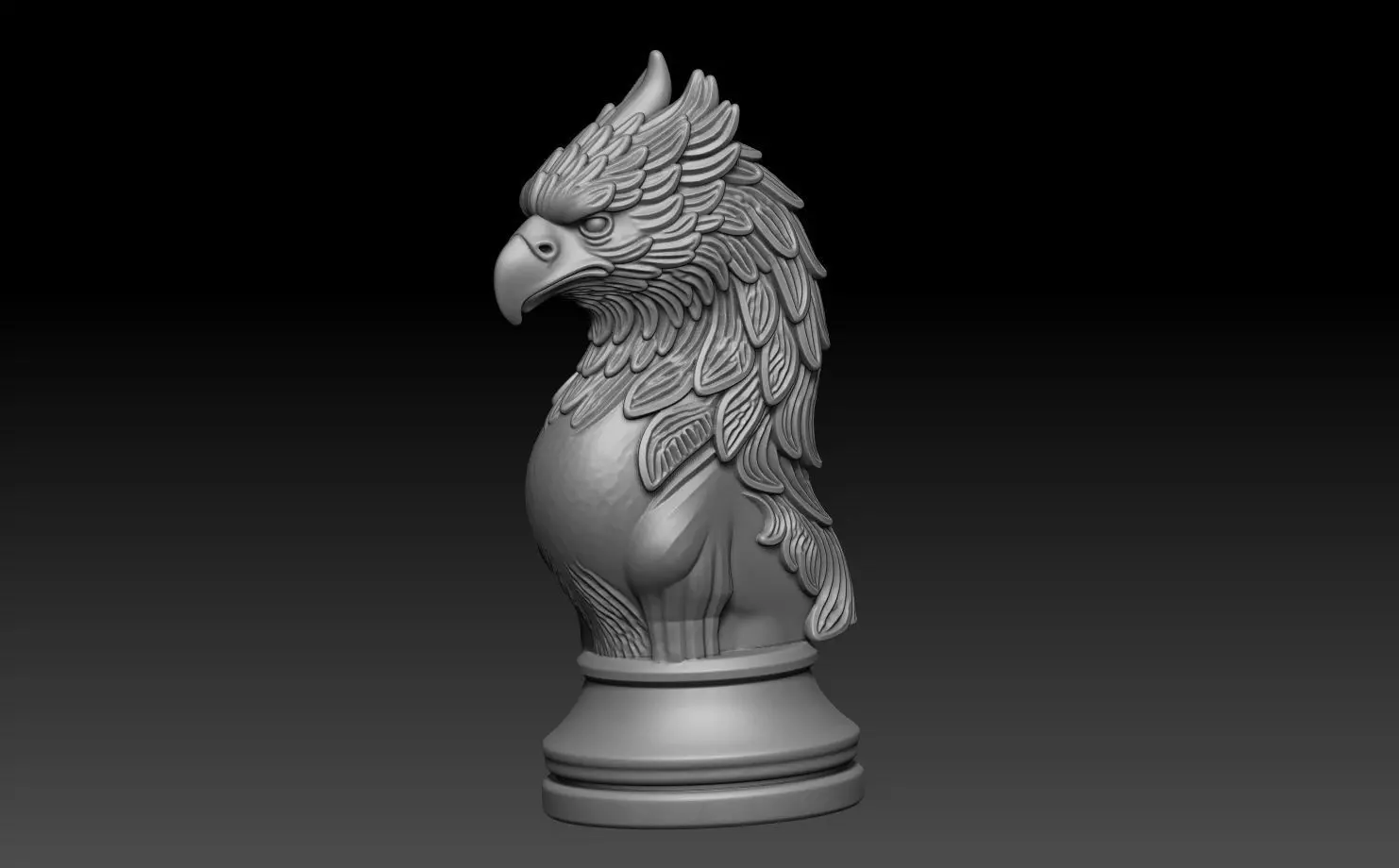 Printed Wonderland chess set 3D print model_13