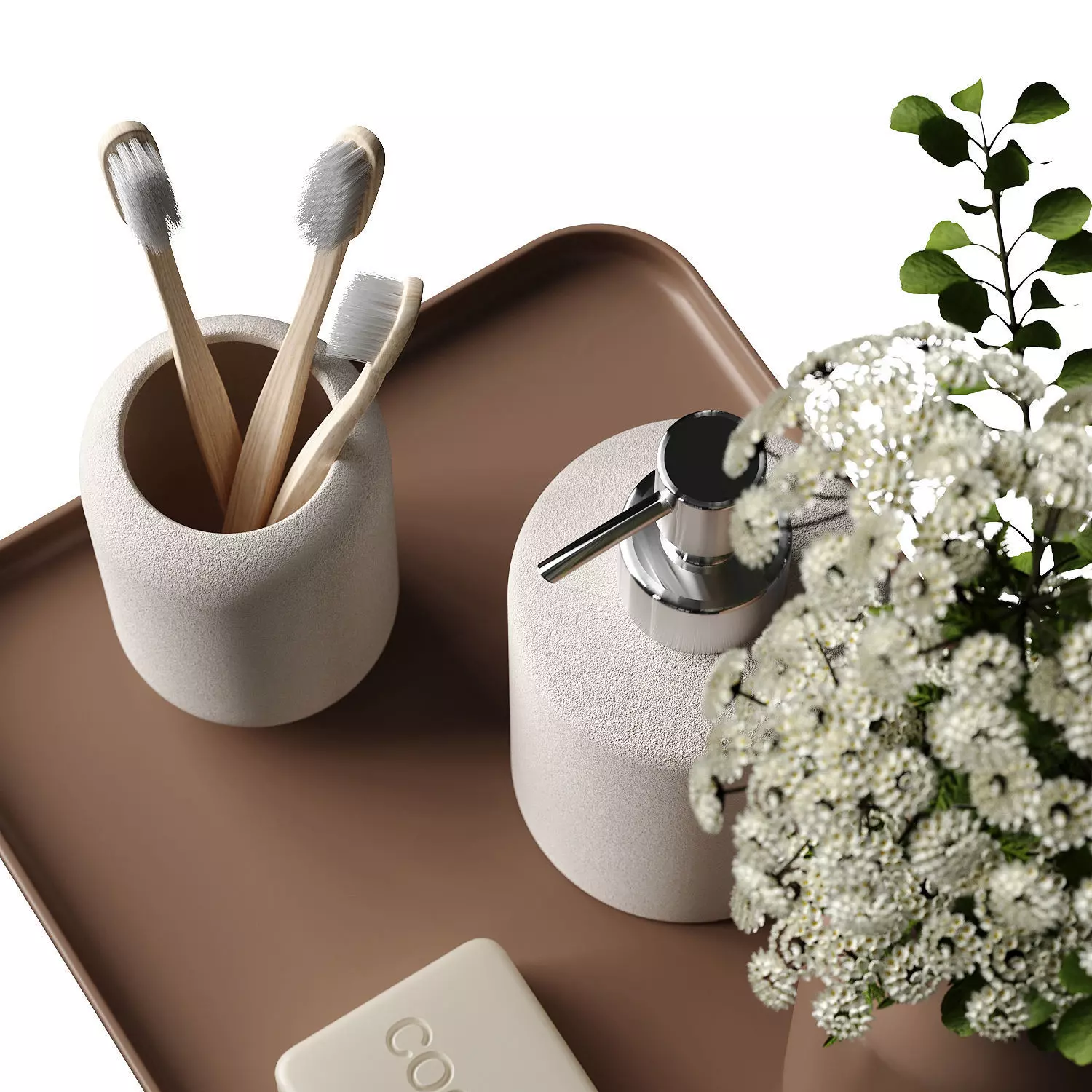 Bathroom accessories 3D model_2