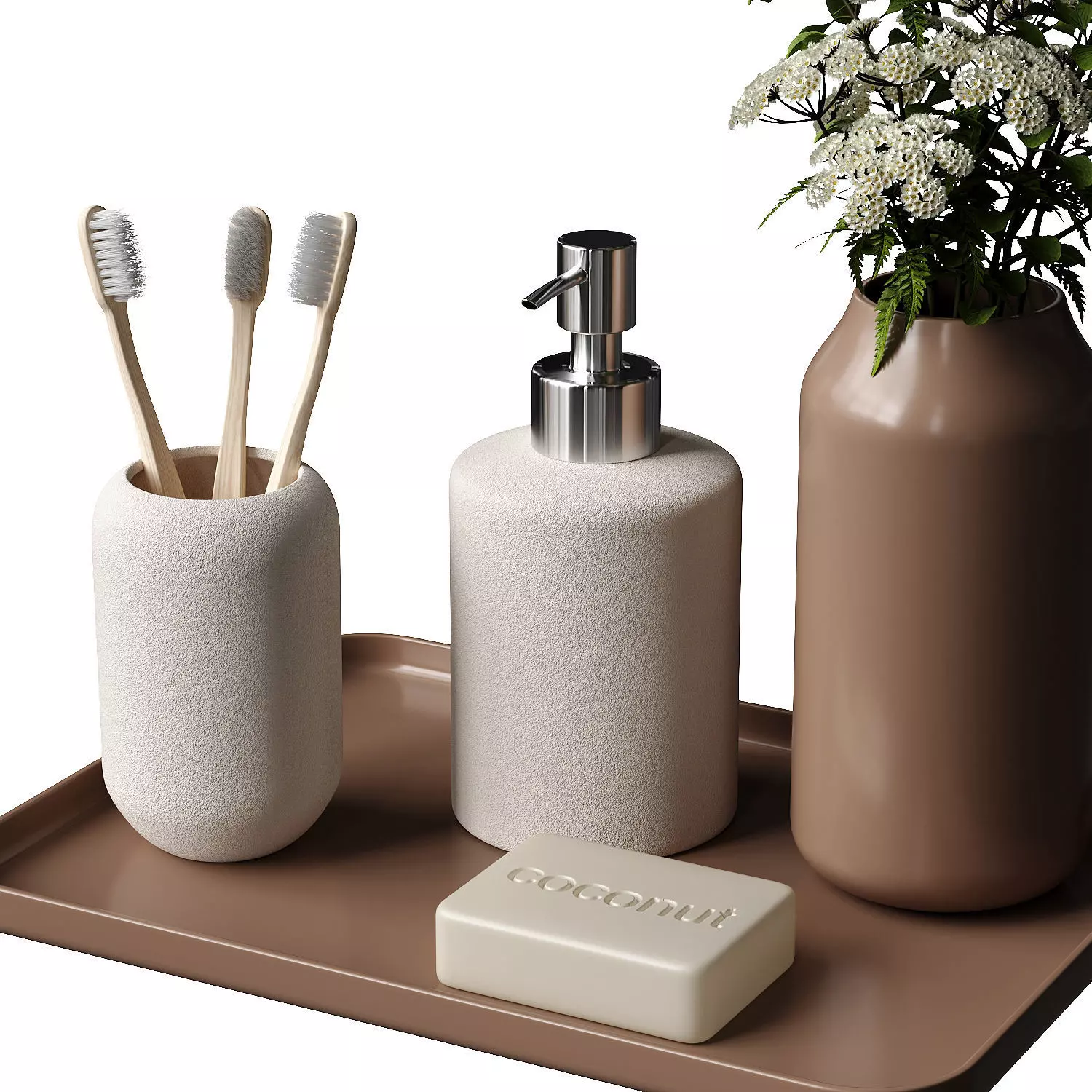 Bathroom accessories 3D model_1