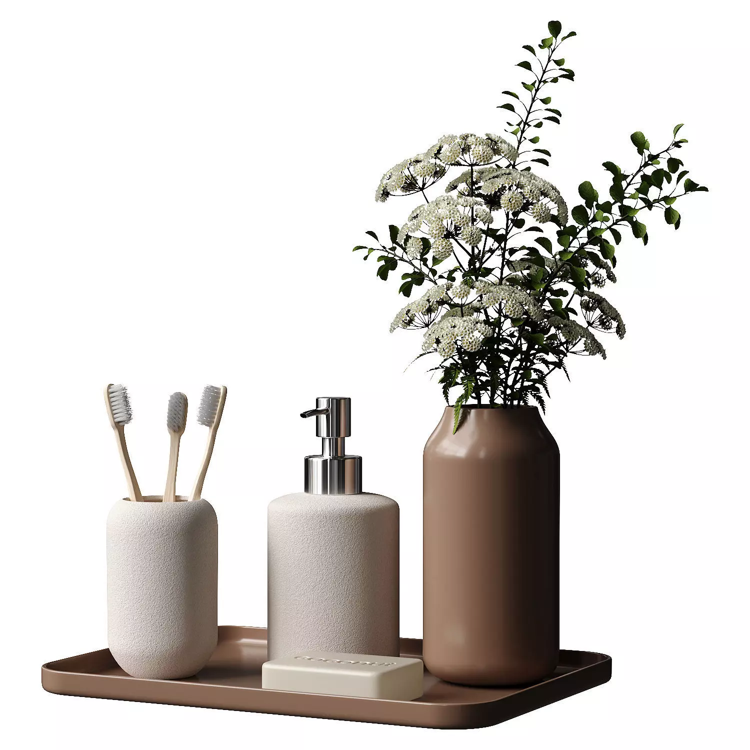 Bathroom accessories 3D model_0