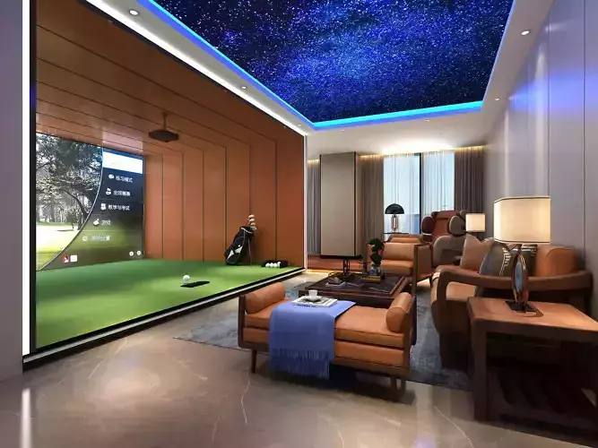 spin golf Low-poly 3D model spin golf Low-poly 3D model