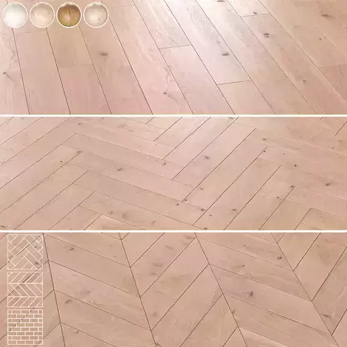 Boen Parquet Wood Floor Collection - 5 Layouts and 4 Colors