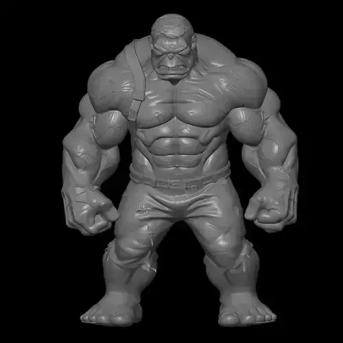 realistic Hulk model