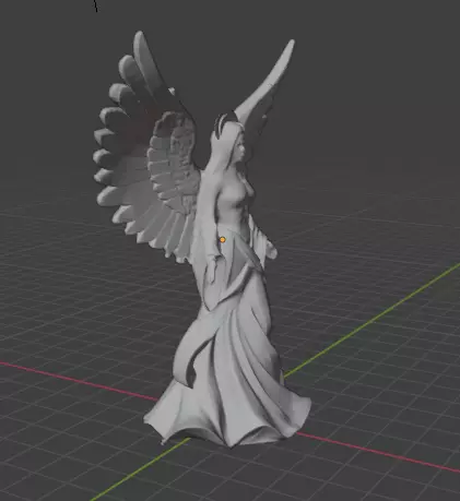 Christmas Angel Tree Topper  3D Printable STL 3D print model_3