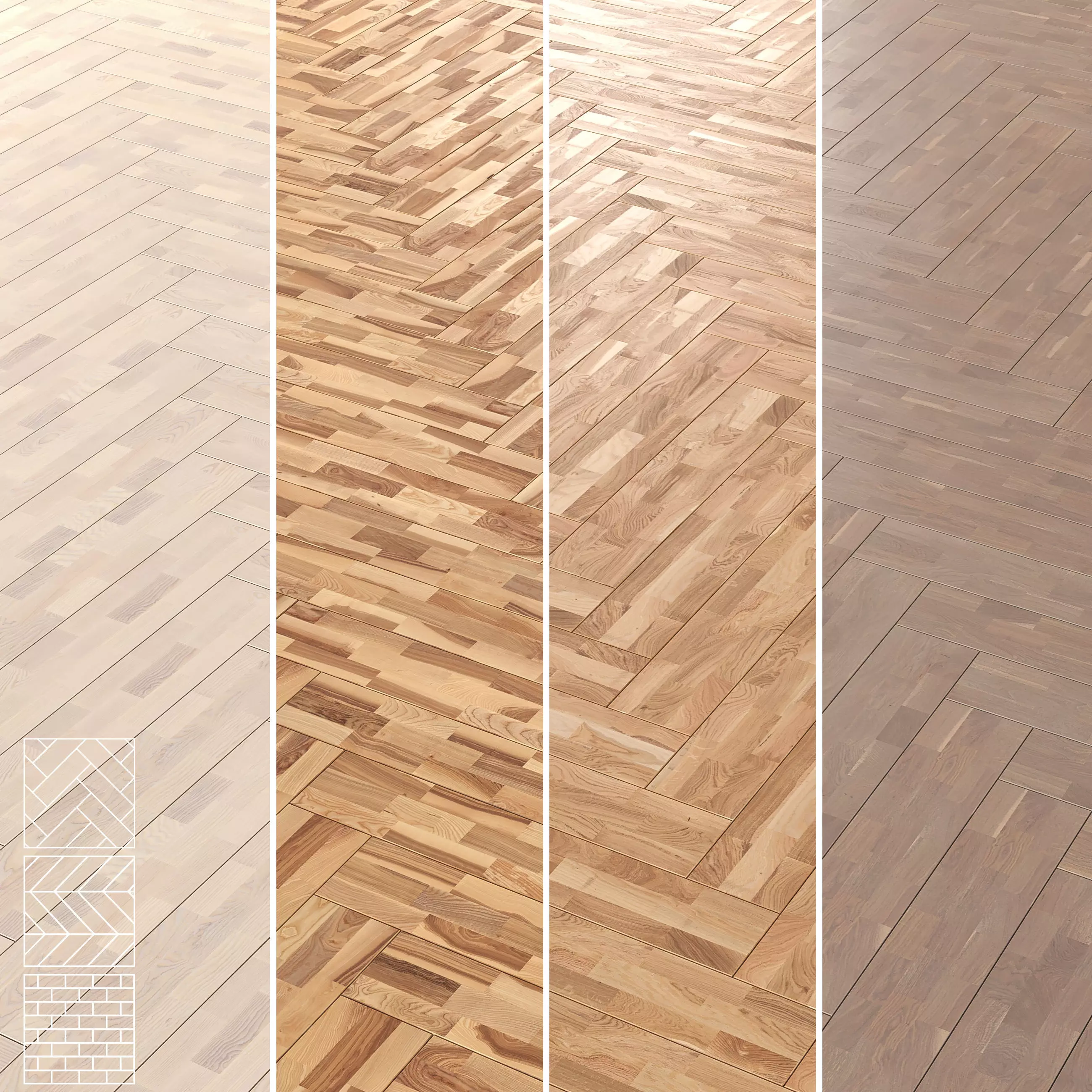 Boen Parquet Wood Floor Collection - 5 Pro Layouts - 4K  Texture_4
