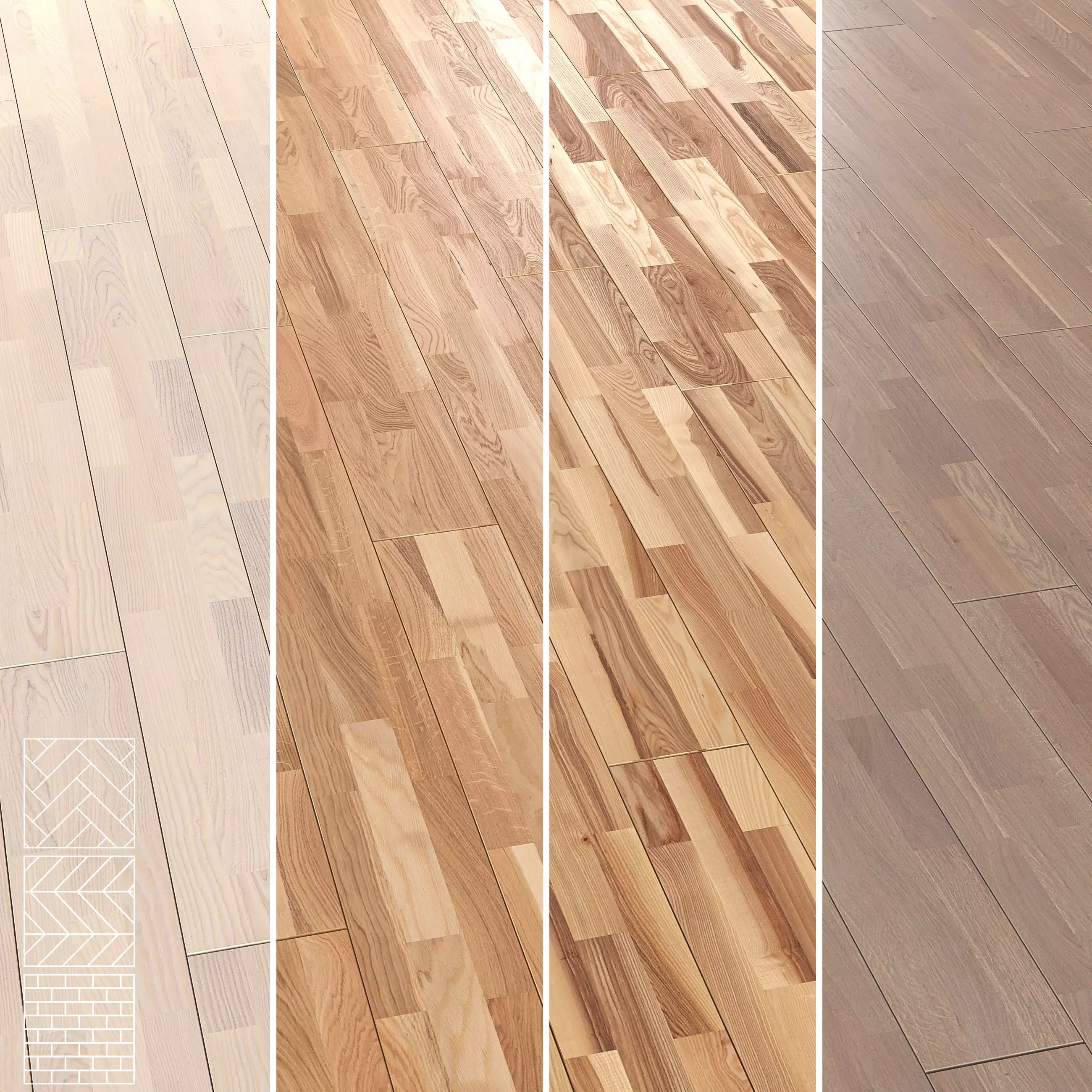 Boen Parquet Wood Floor Collection - 5 Pro Layouts - 4K  Texture_2