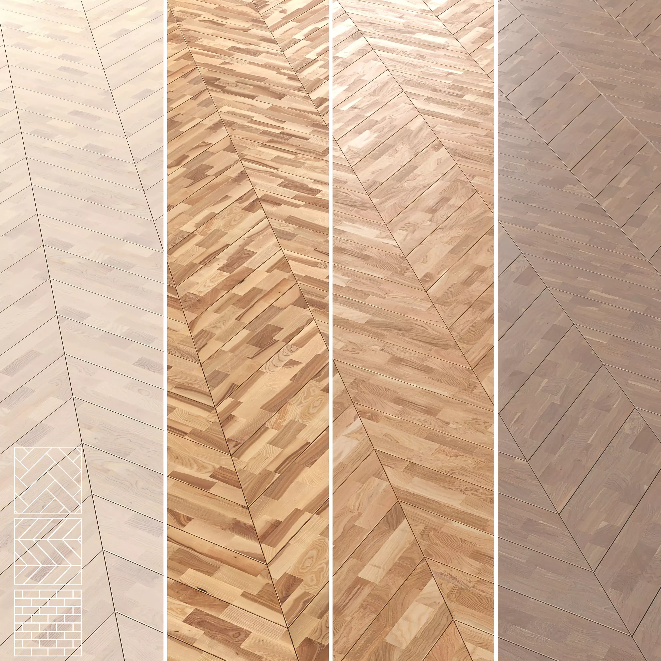 Boen Parquet Wood Floor Collection - 5 Pro Layouts - 4K  Texture_3