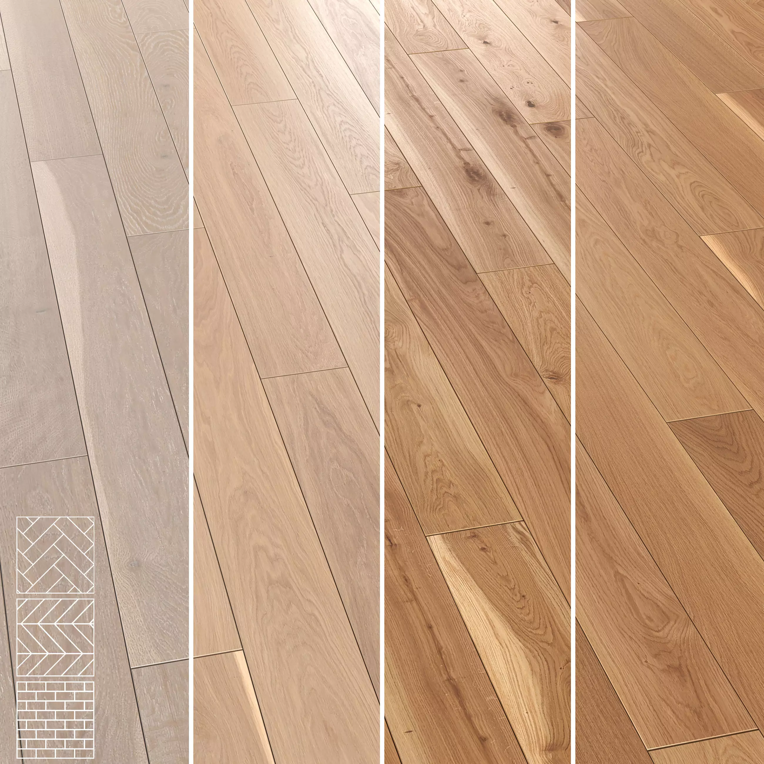 Boen Parquet Wood Floor Collection - 5 Pro Layouts - 4K Textures Texture_2