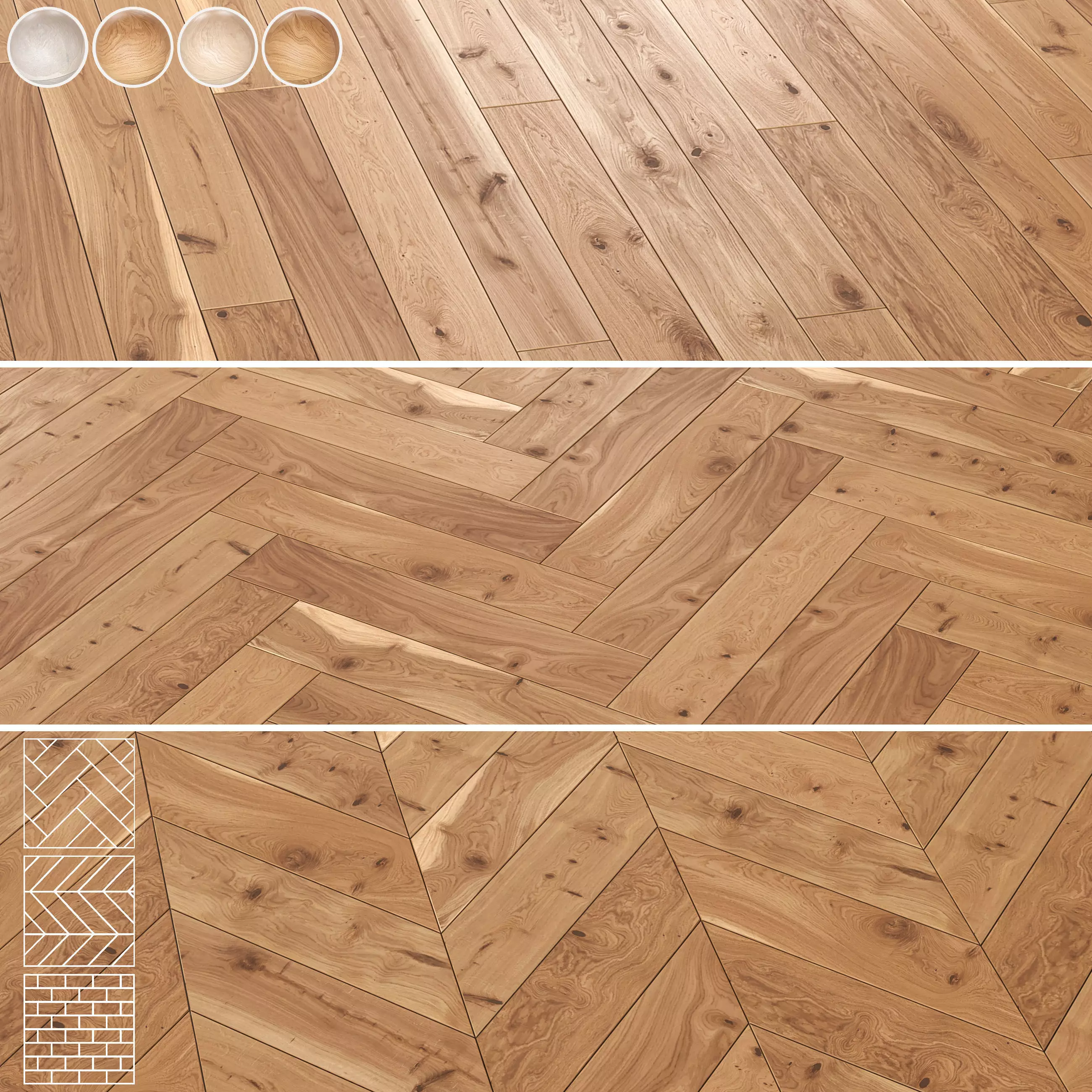 Boen Parquet Wood Floor Collection - 5 Pro Layouts - 4K Textures Texture_0
