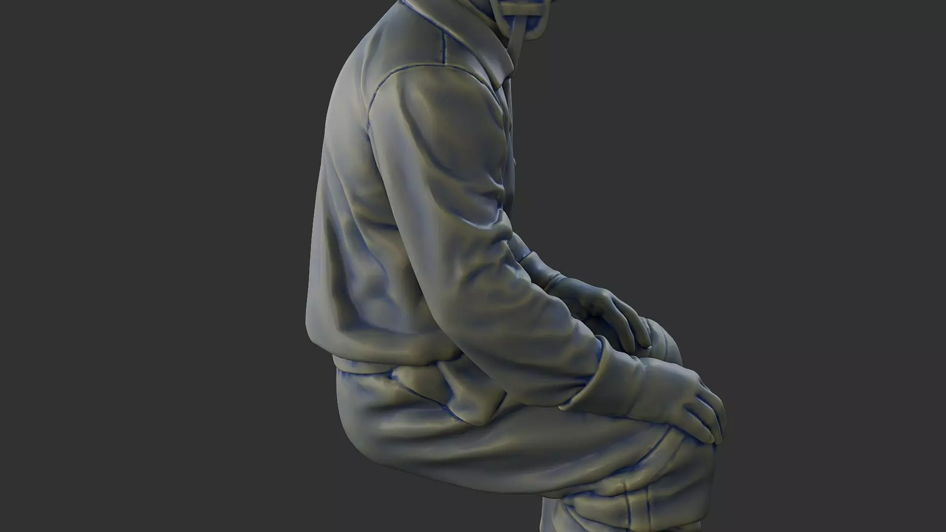 Russian Soviet tank Crew STC WW2 1 004 3D print model_20