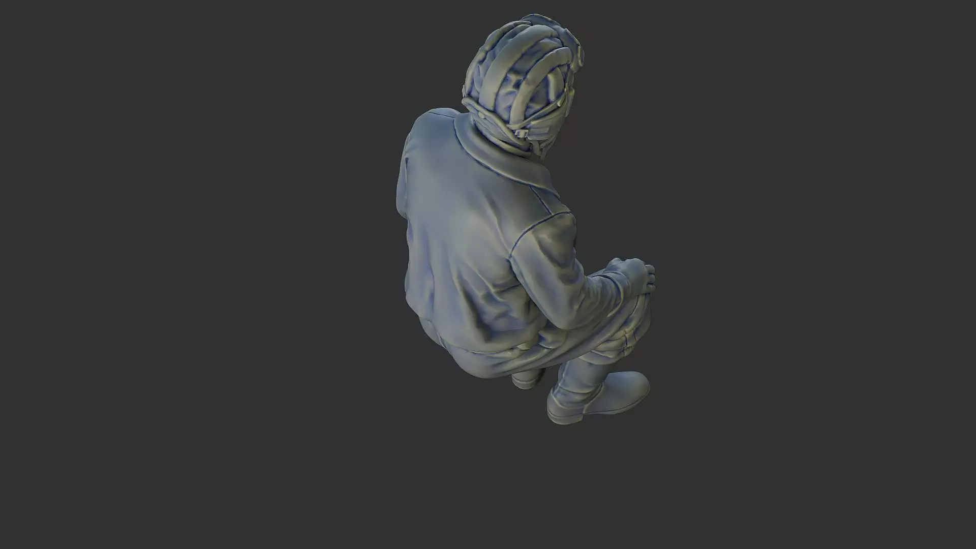 Russian Soviet tank Crew STC WW2 1 004 3D print model_22