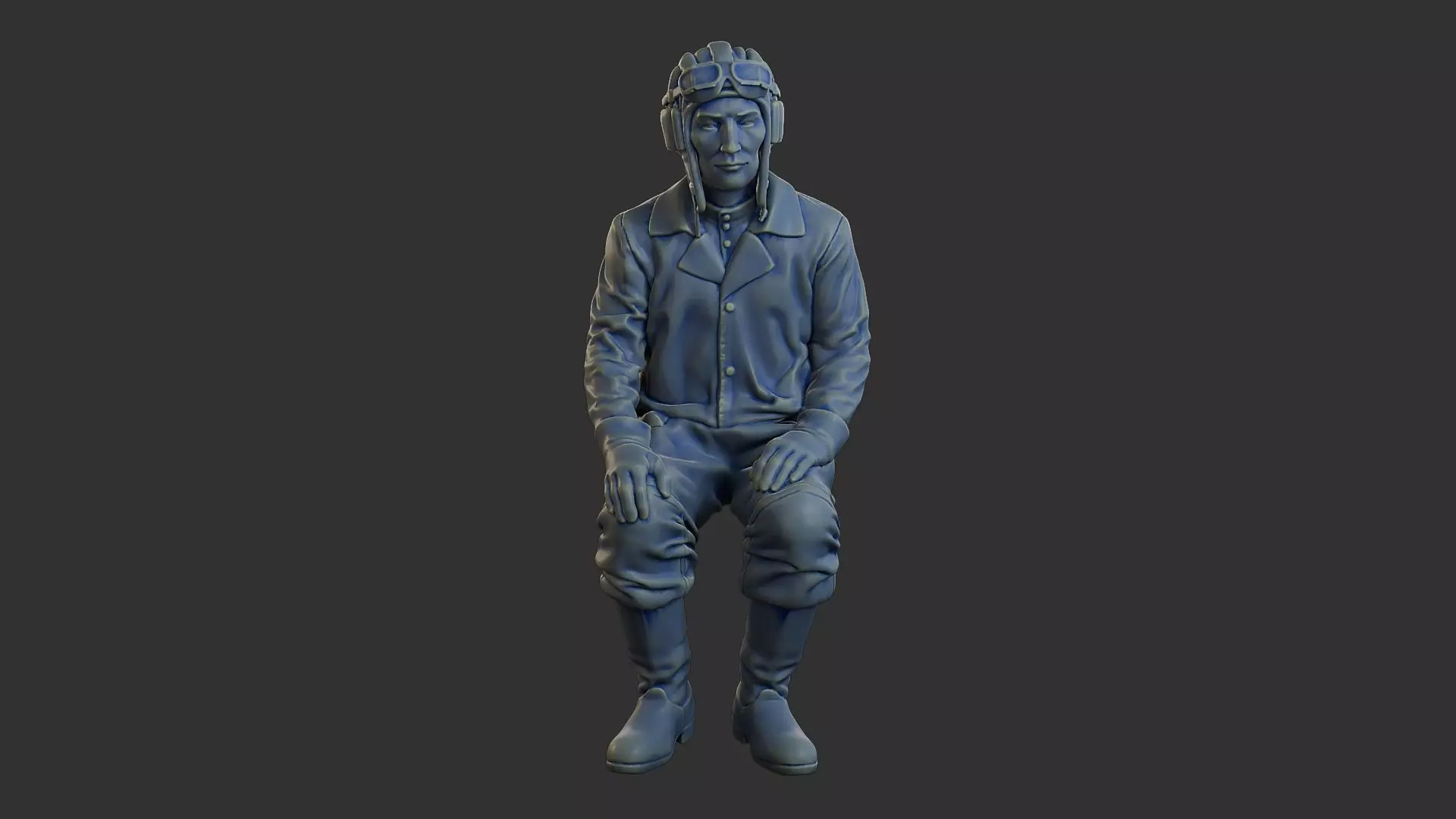 Russian Soviet tank Crew STC WW2 1 004 3D print model_1