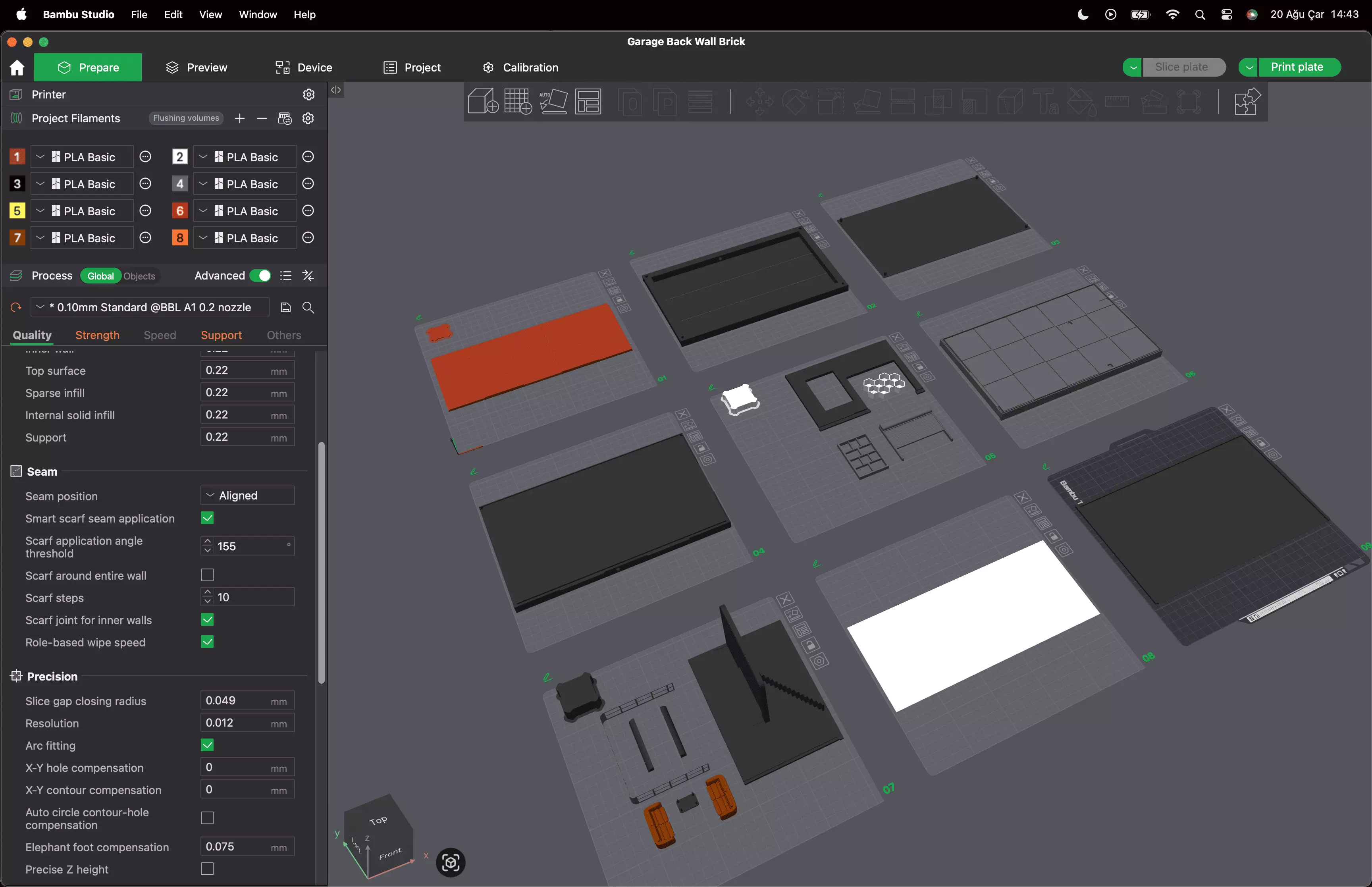 Modular Industrial Garage 1 64 Scale Diorama LED Ready 3D Print 3D print model_11