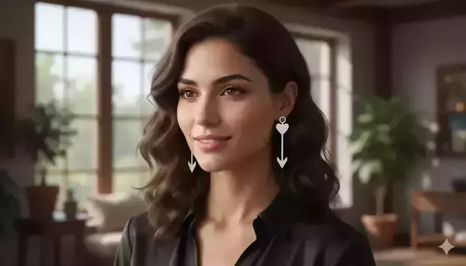 Heart Arrow Pendants