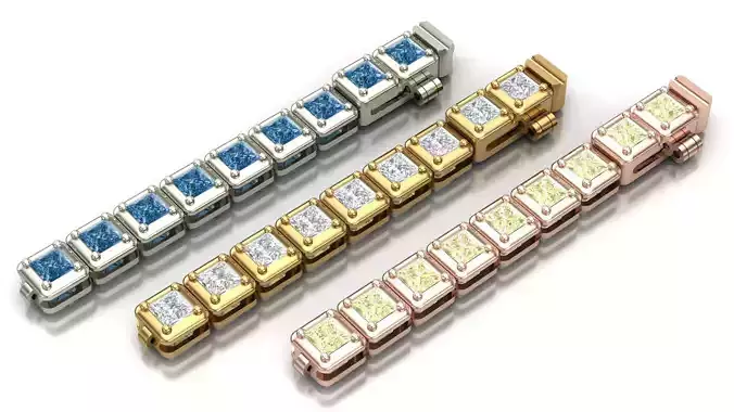  chain princess bracelet