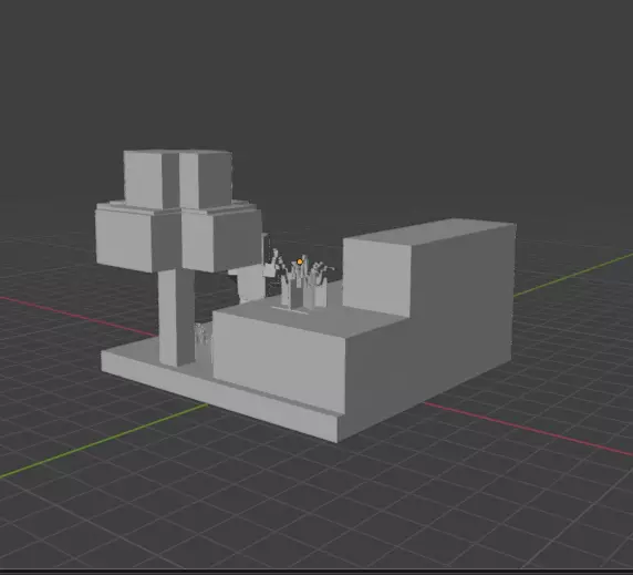 Minecraft Village Buildup 3D Printable Modular Village STL Set 3D print model_3