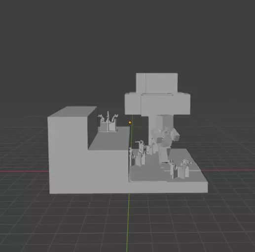 Minecraft Village Buildup 3D Printable Modular Village STL Set 3D print model_2