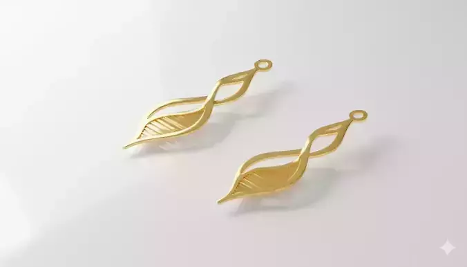 Elegant Swirl Pendants Jewelry Art