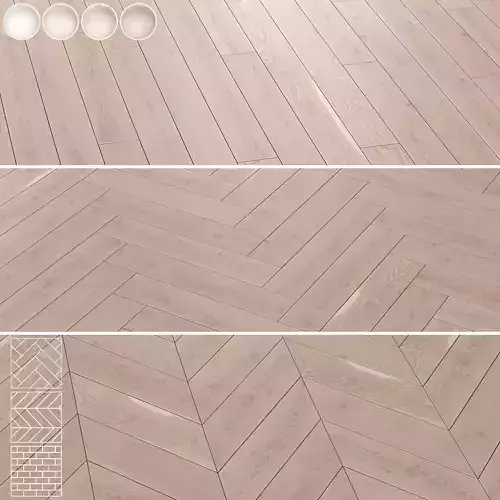 Boen Parquet Wood Floor Collection - 5 Layouts and 4 Colors - 4K