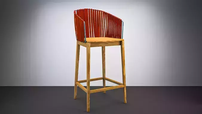 Bar Stool Wooden  Chair
