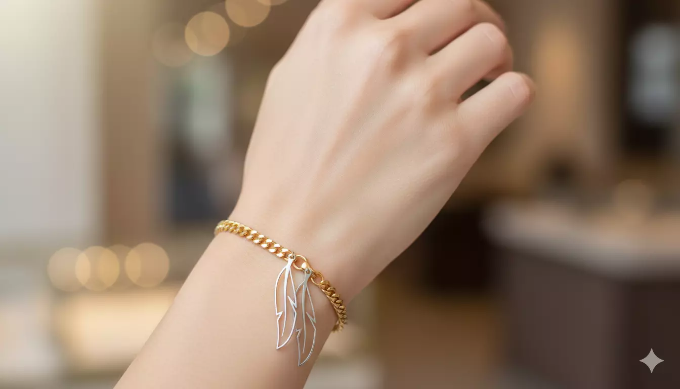 Feather Pendant Jewelry Art 3D Print Laser Cut 3D model_5