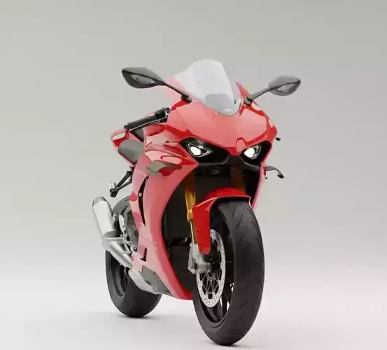 A Sleek Sport Motorcycle