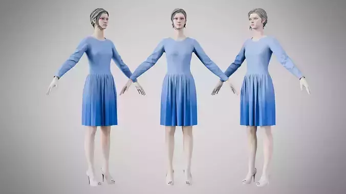 Dress 05 Little Boy Blue