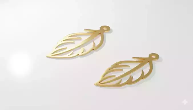 Feather Pendant Jewelry Art