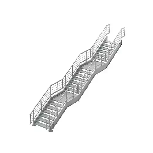 Metal Modular Industrial Staircase Builder set 02