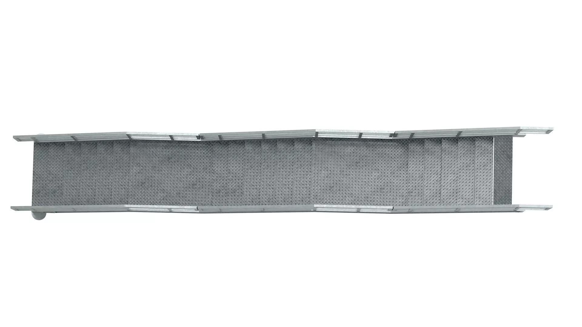 Metal Modular Industrial Staircase Builder set 02 3D model_6