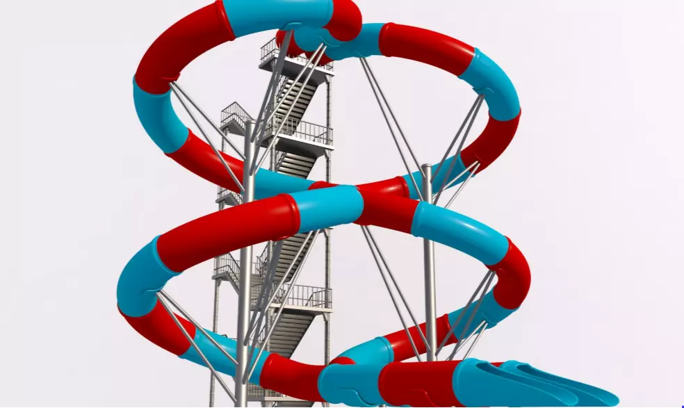 Slide Water 3D model_5