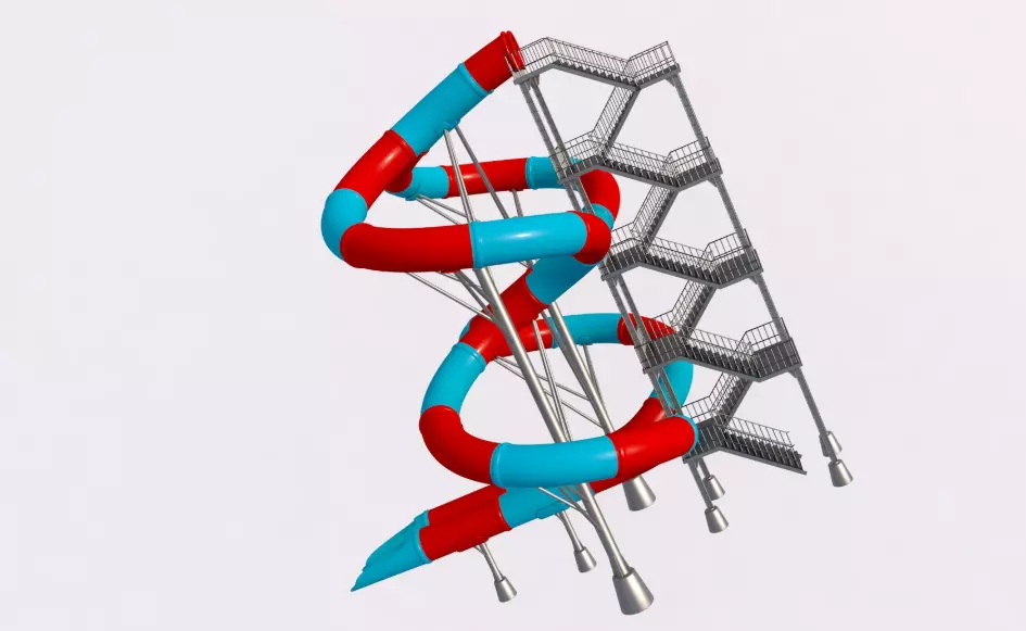 Slide Water 3D model_7