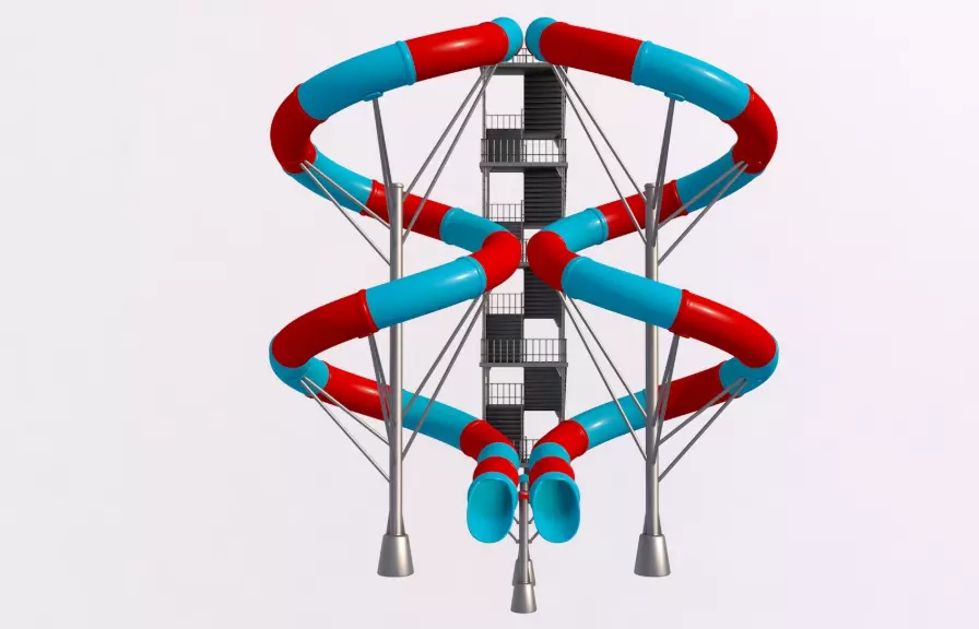 Slide Water 3D model_0