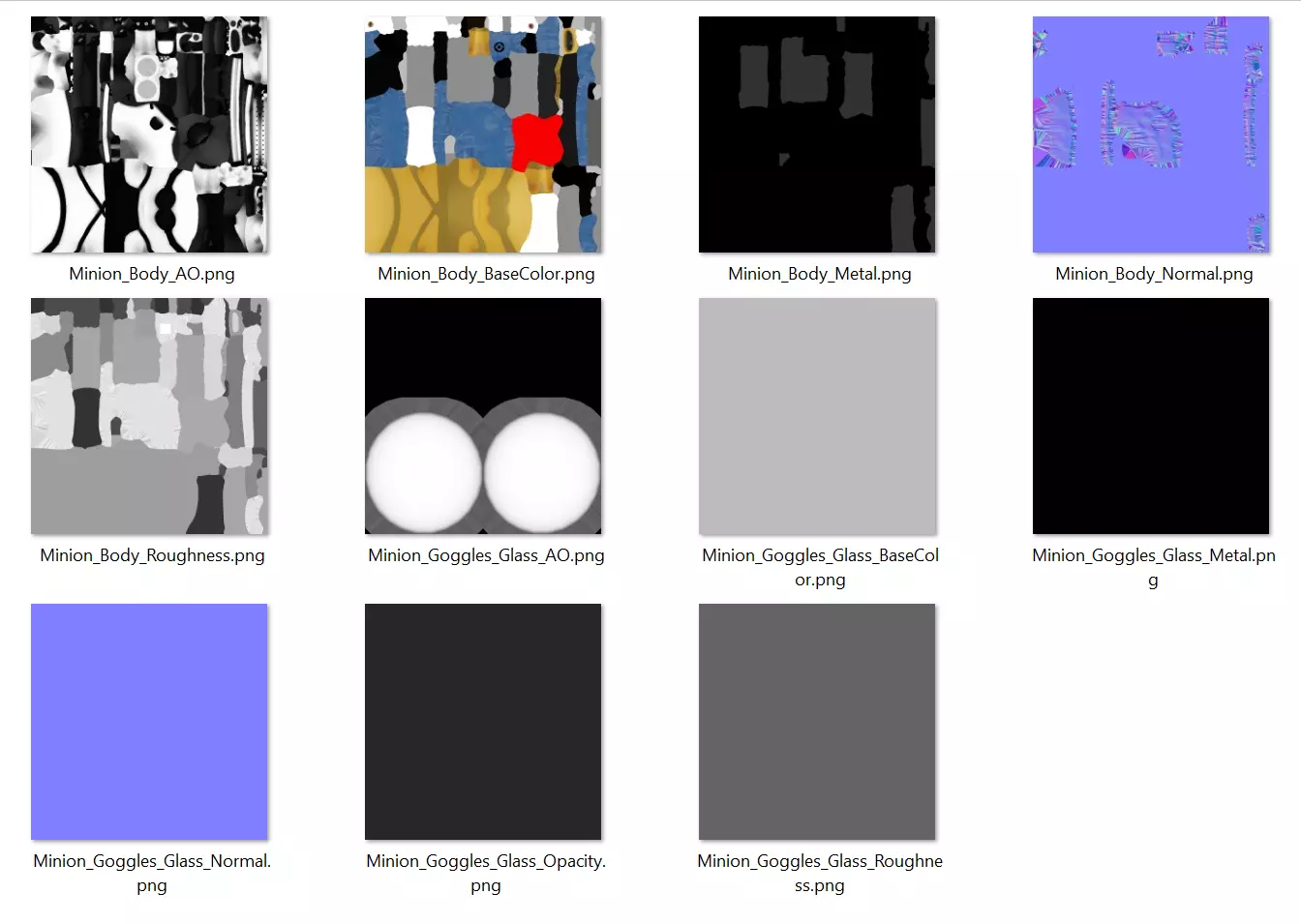 Minion Low-poly 3D model_5