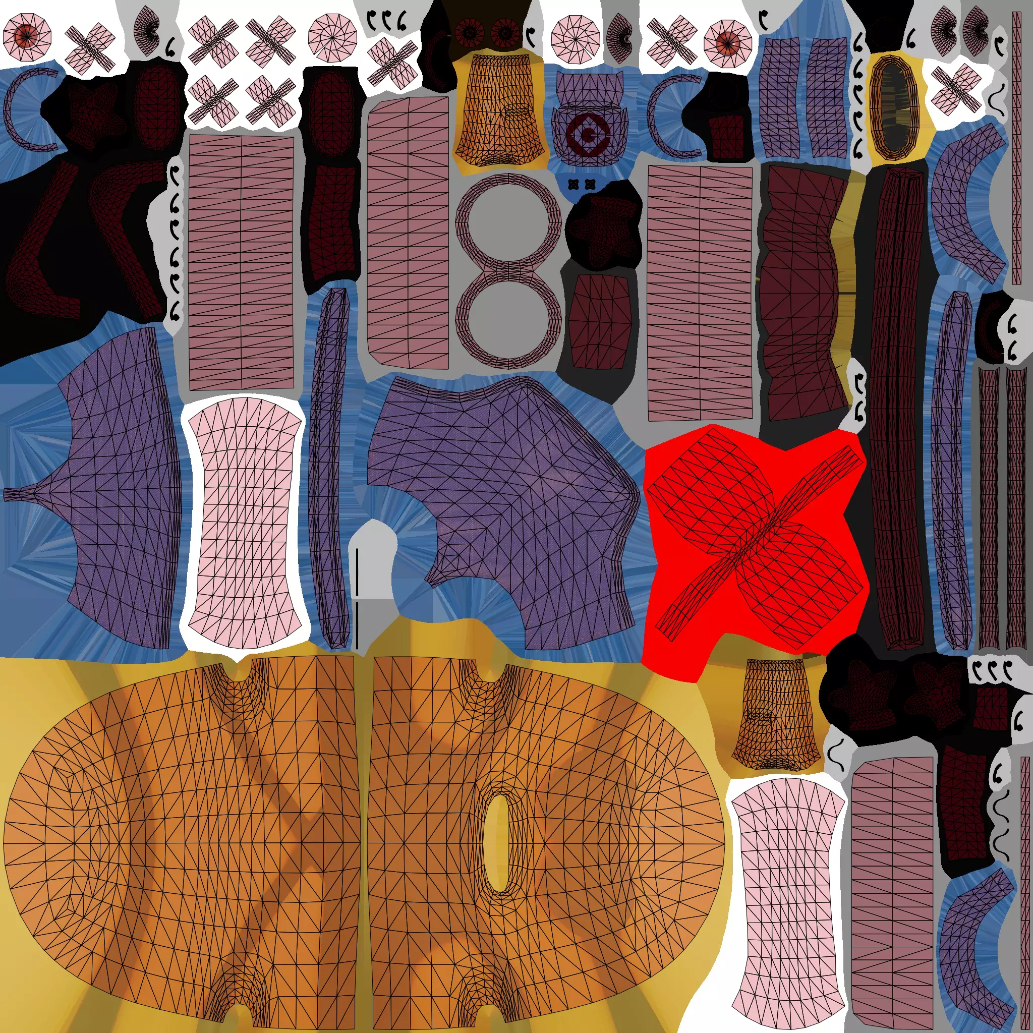 Minion Low-poly 3D model_8