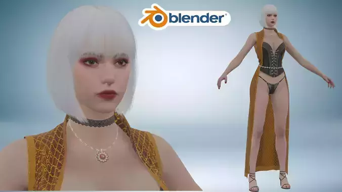 Realistic Sexy Female Character