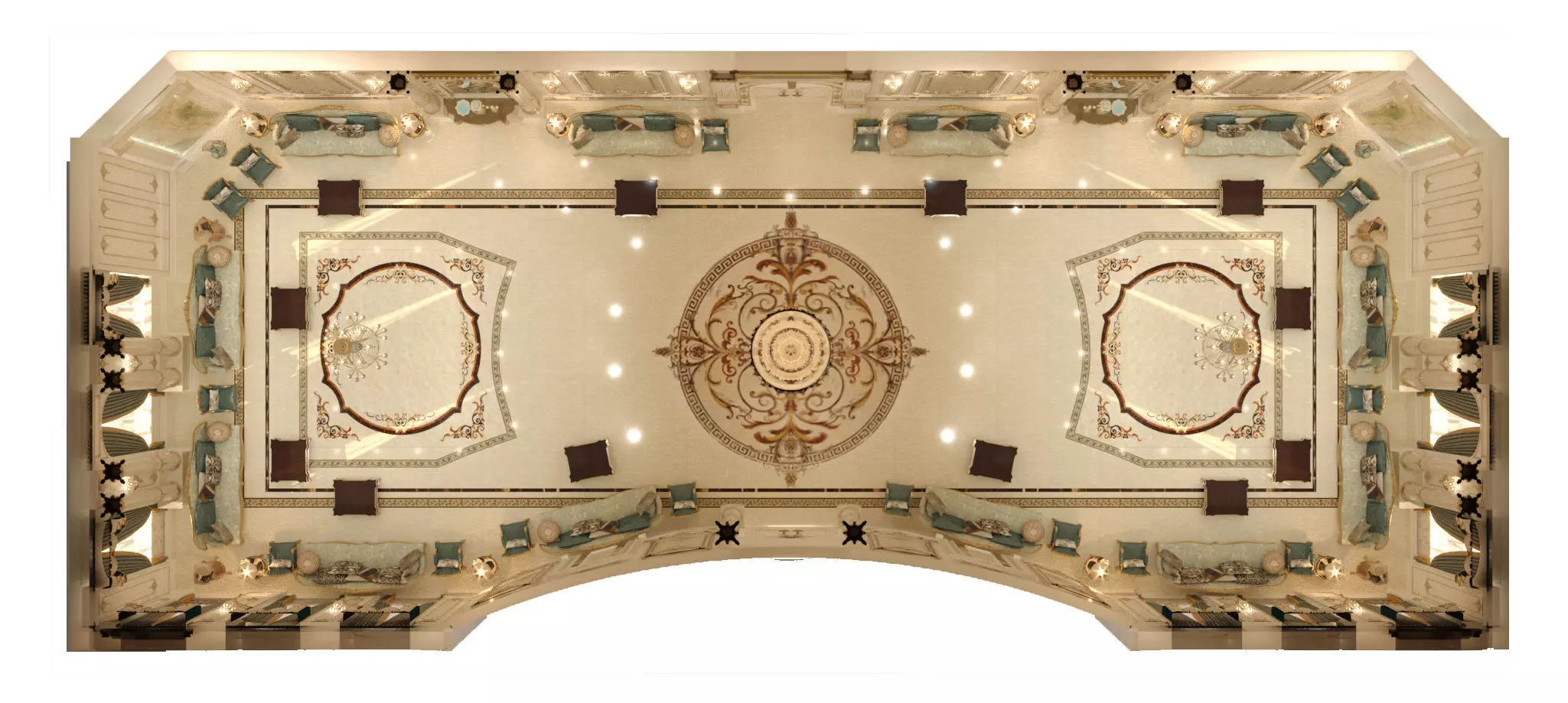 classic majlis 3D model_4