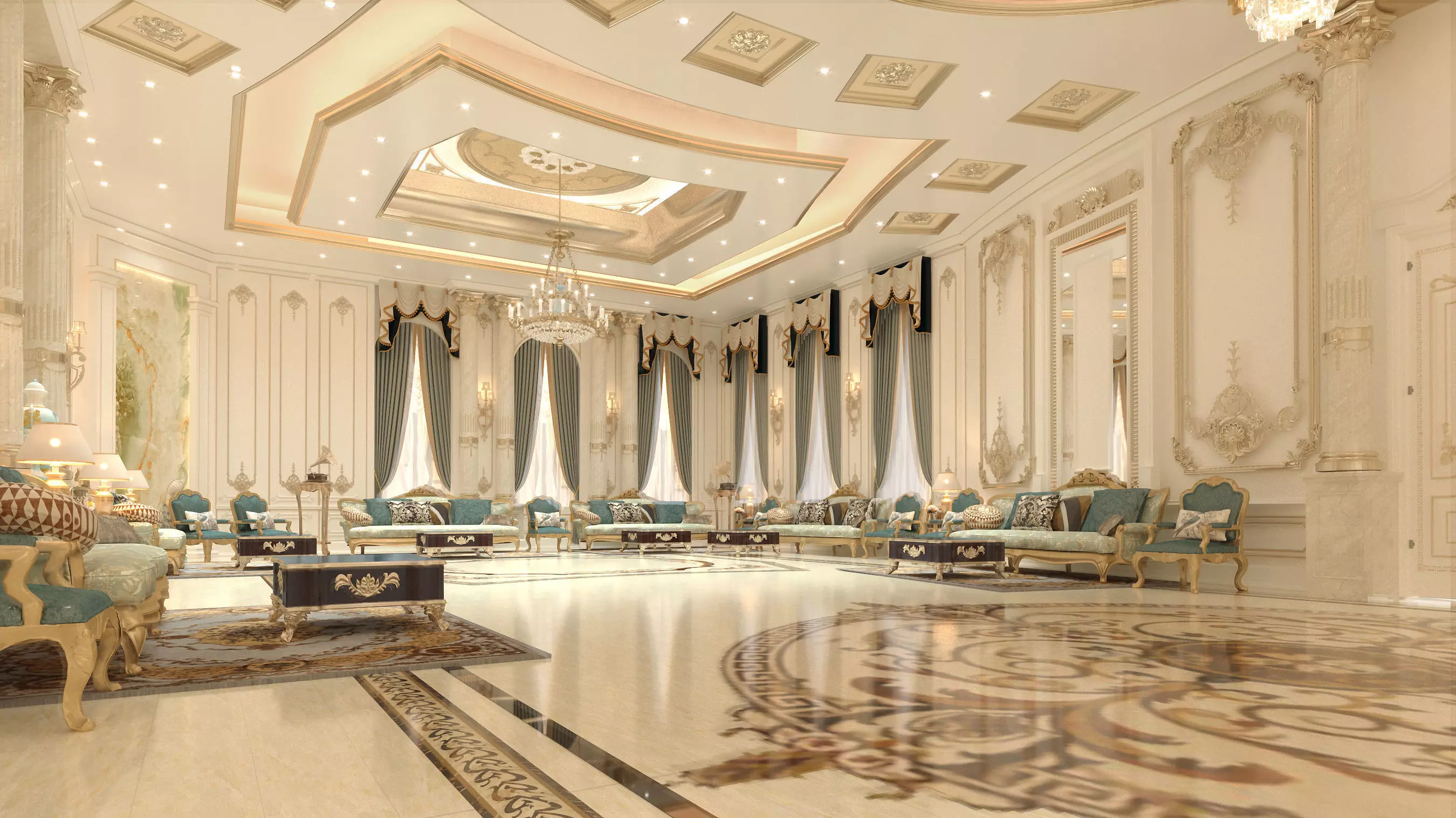 classic majlis 3D model_3