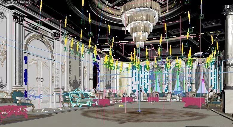 classic majlis 3D model_6