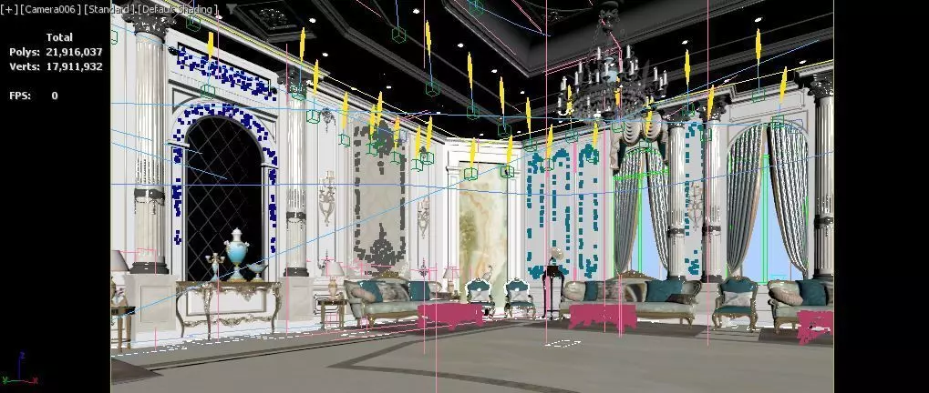 classic majlis 3D model_9