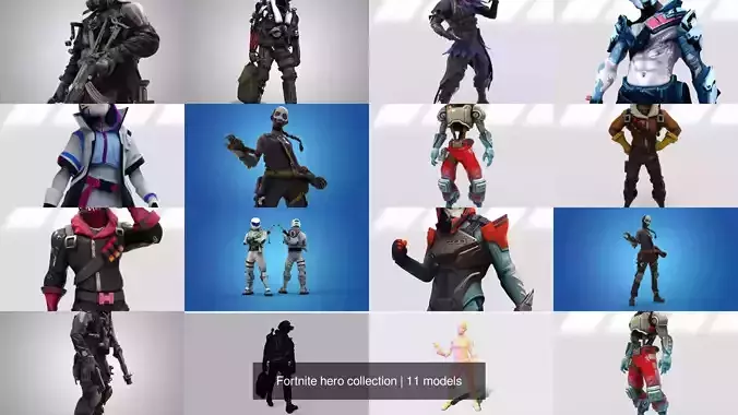  Fortnite hero collection