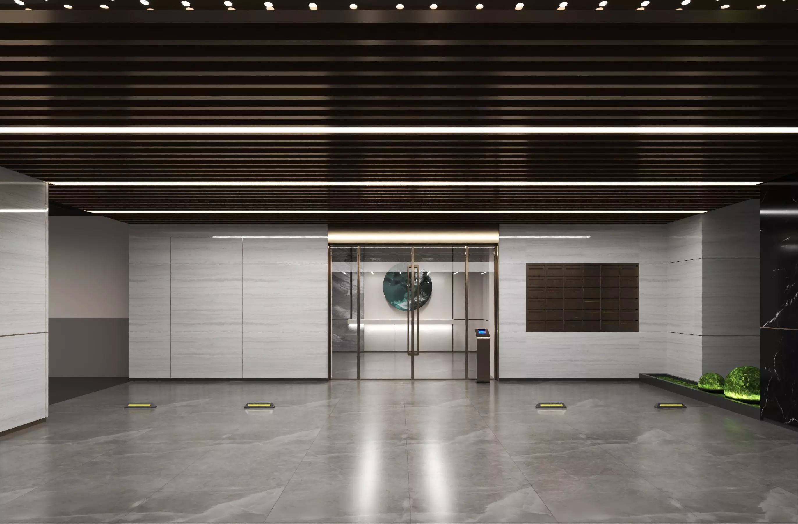 Modern Luxury Car Park - Garage 3D model_1