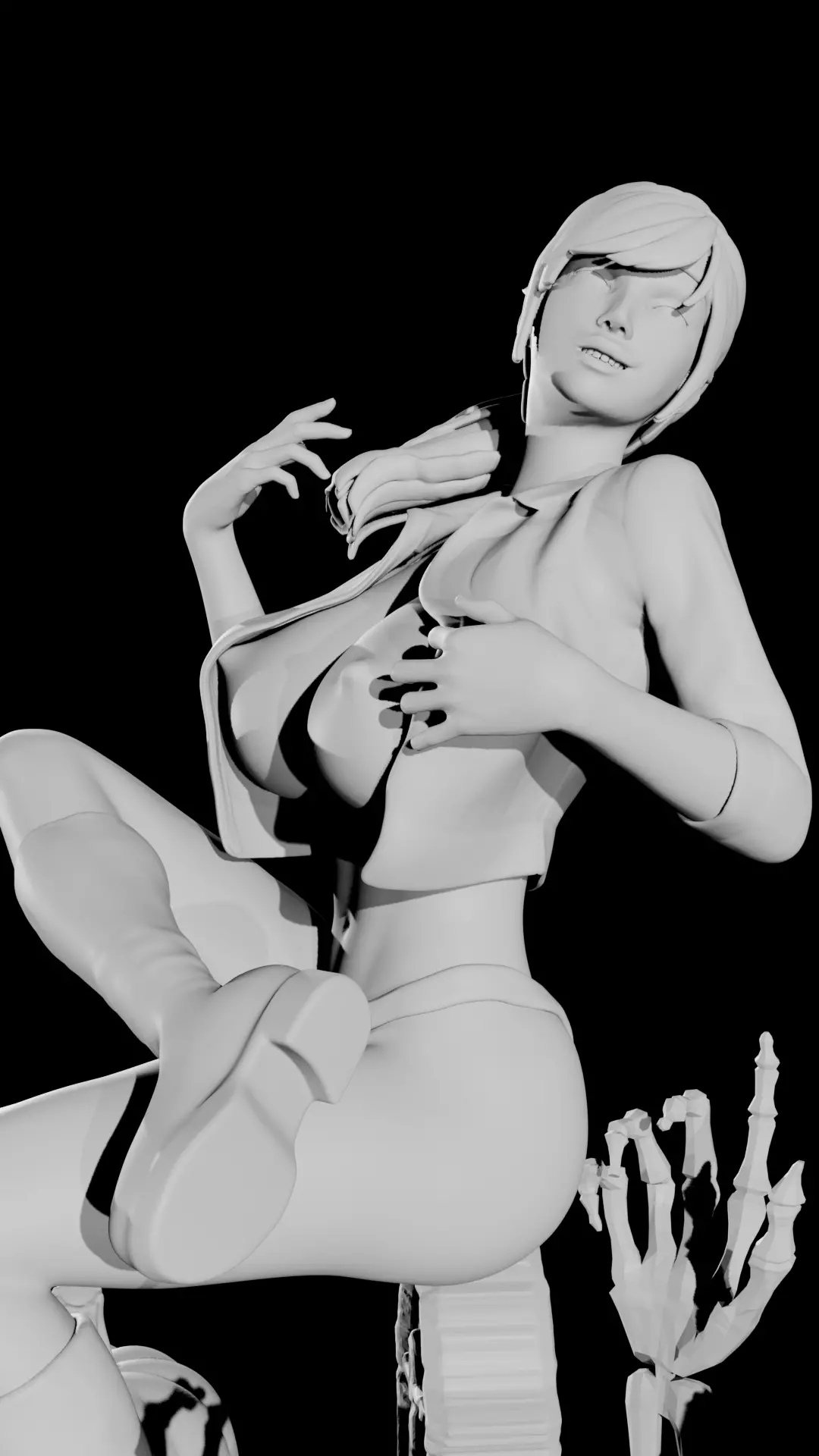 Halloween and Nude NSFW 3D print model_1