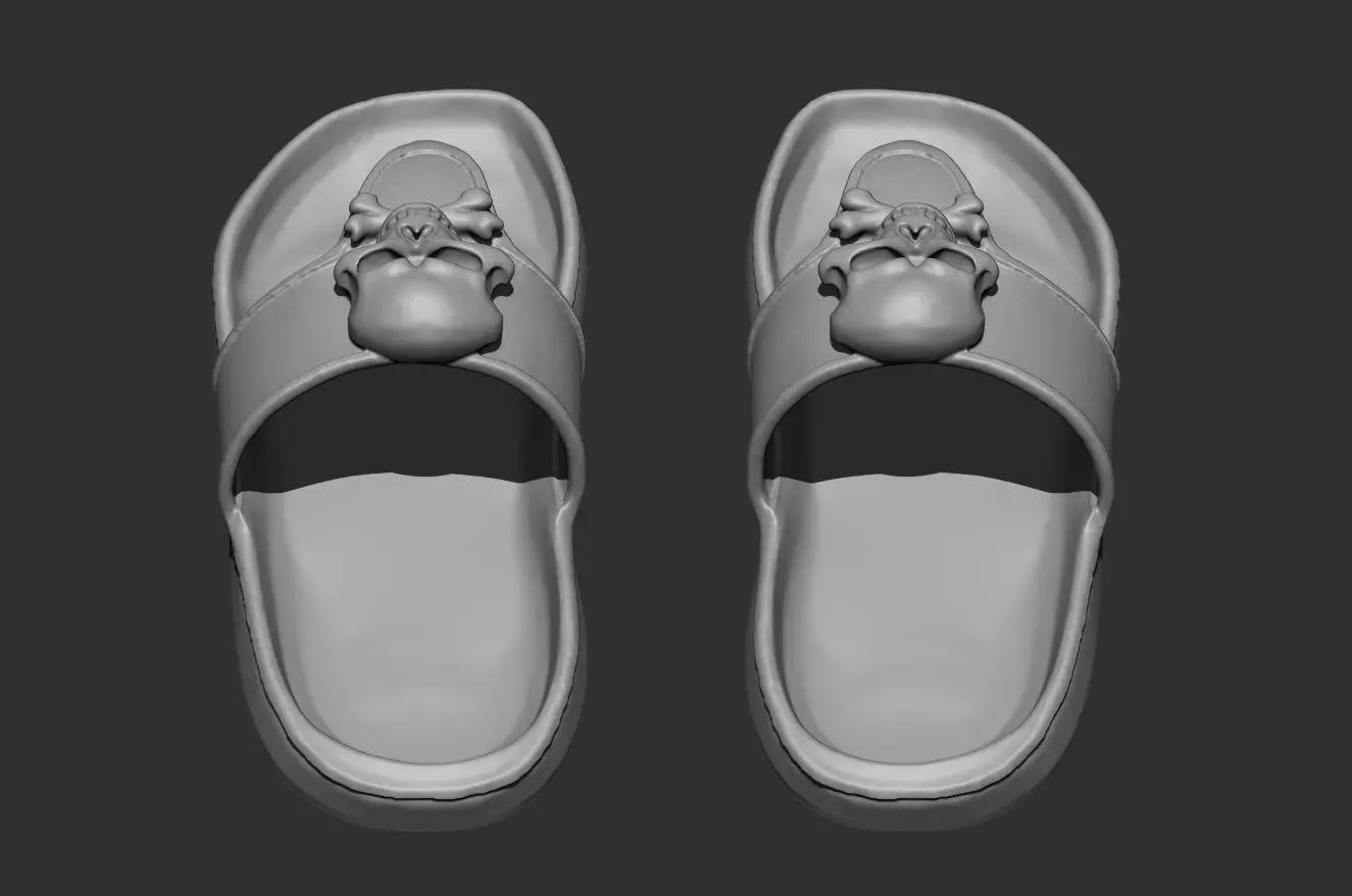 Pirate themed slippers-225mm-pre supported-3D printable 3D print model_6