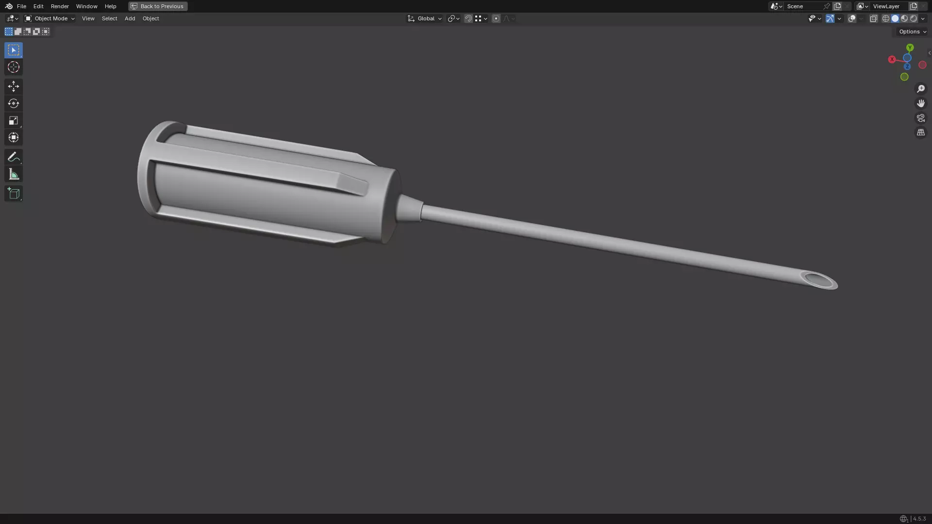 Insulin Syringe 50 mL 3D model_11