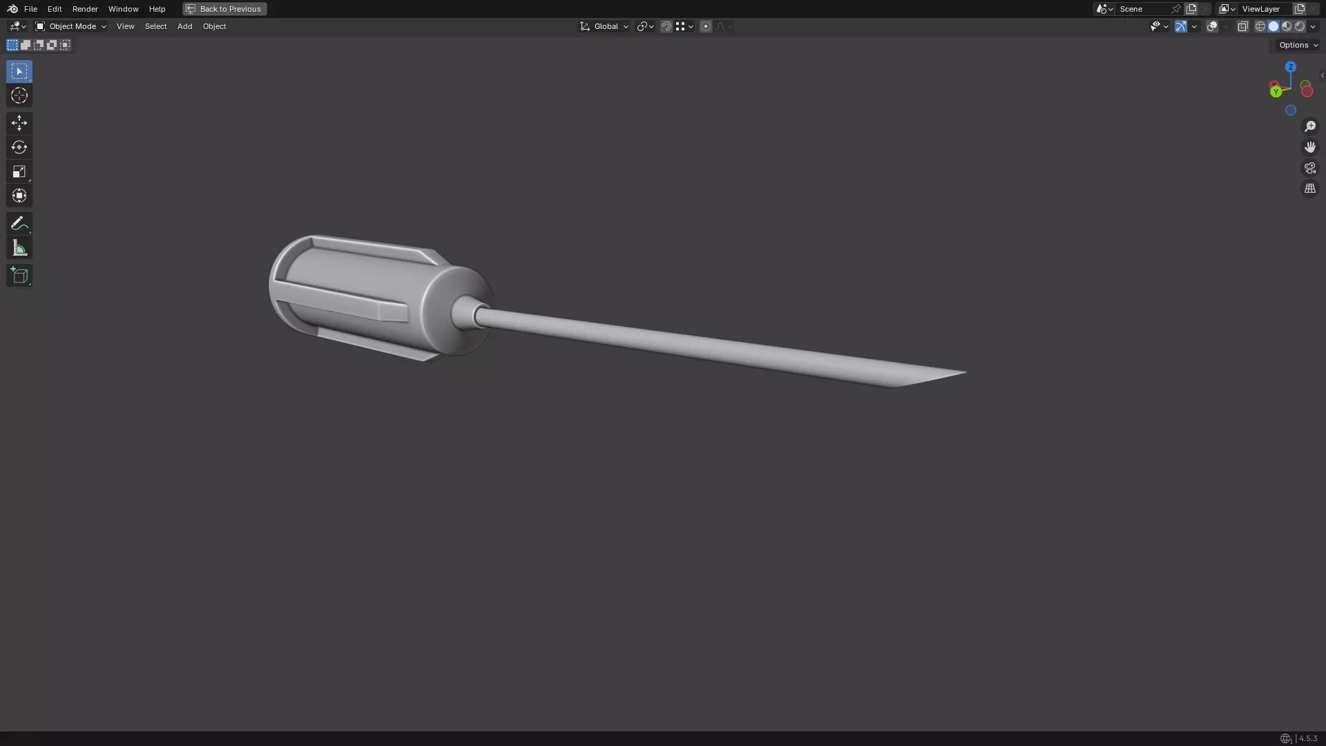 Insulin Syringe 50 mL 3D model_3