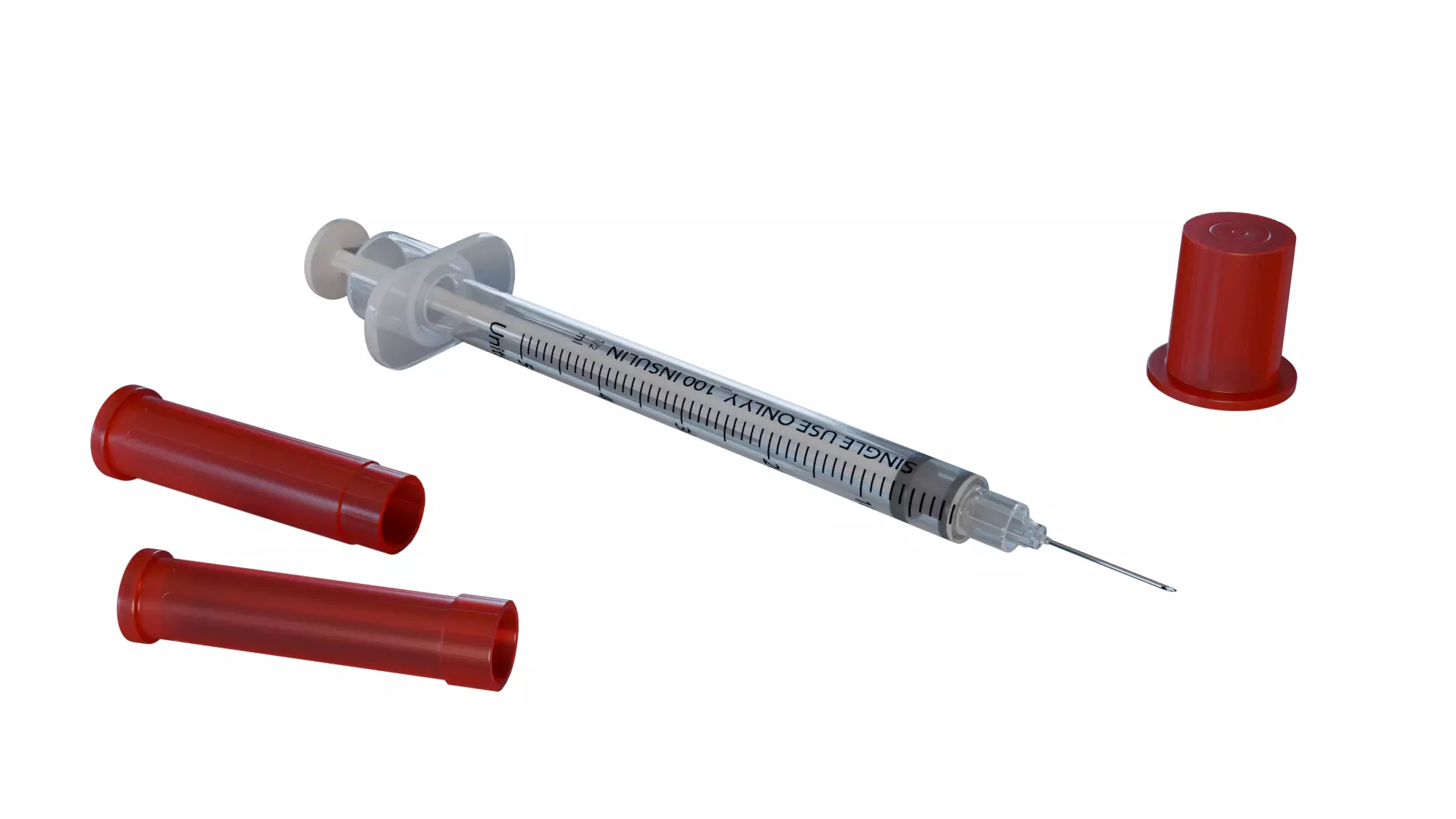 Insulin Syringe 50 mL 3D model_1