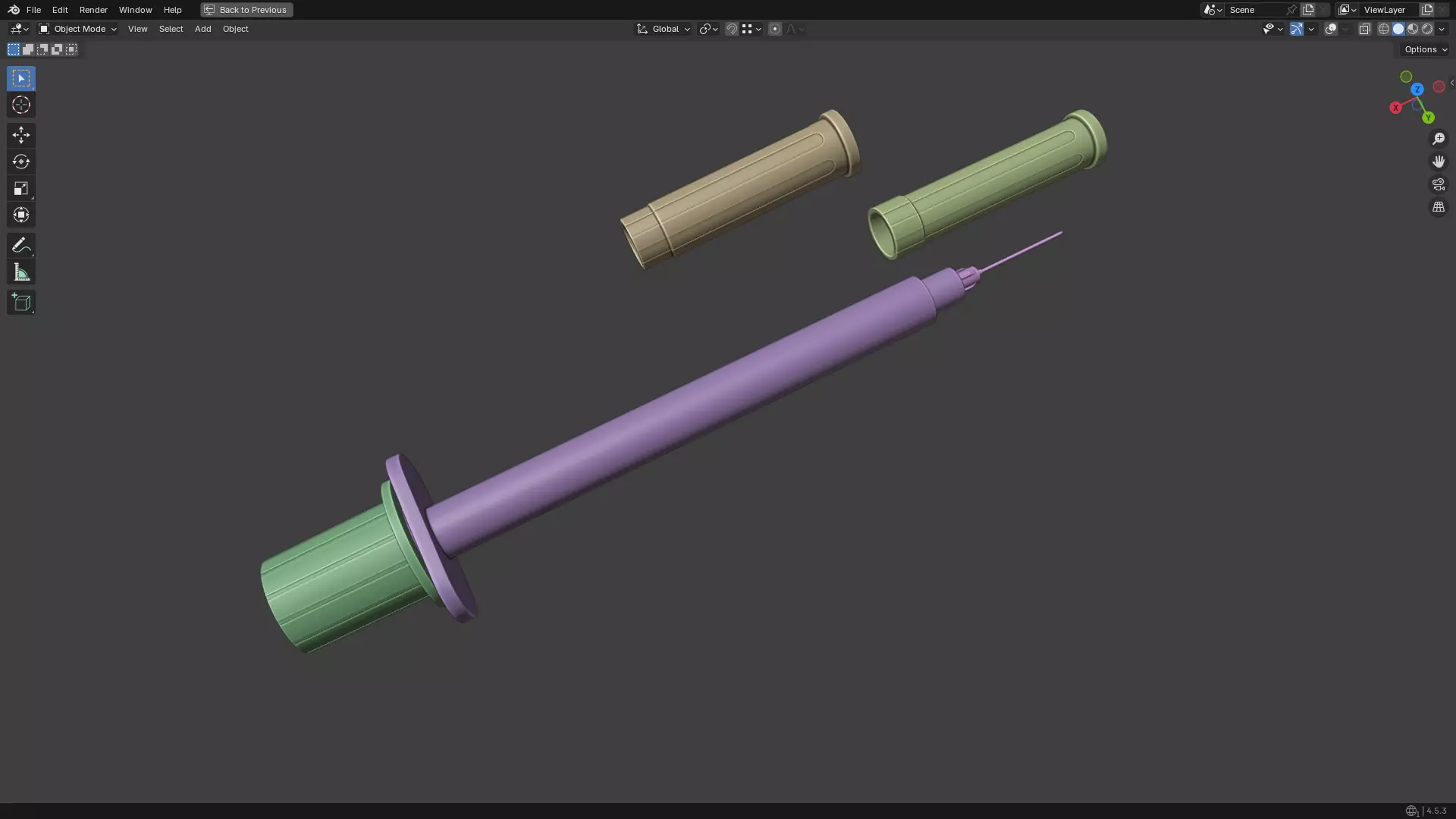 Insulin Syringe 50 mL 3D model_32