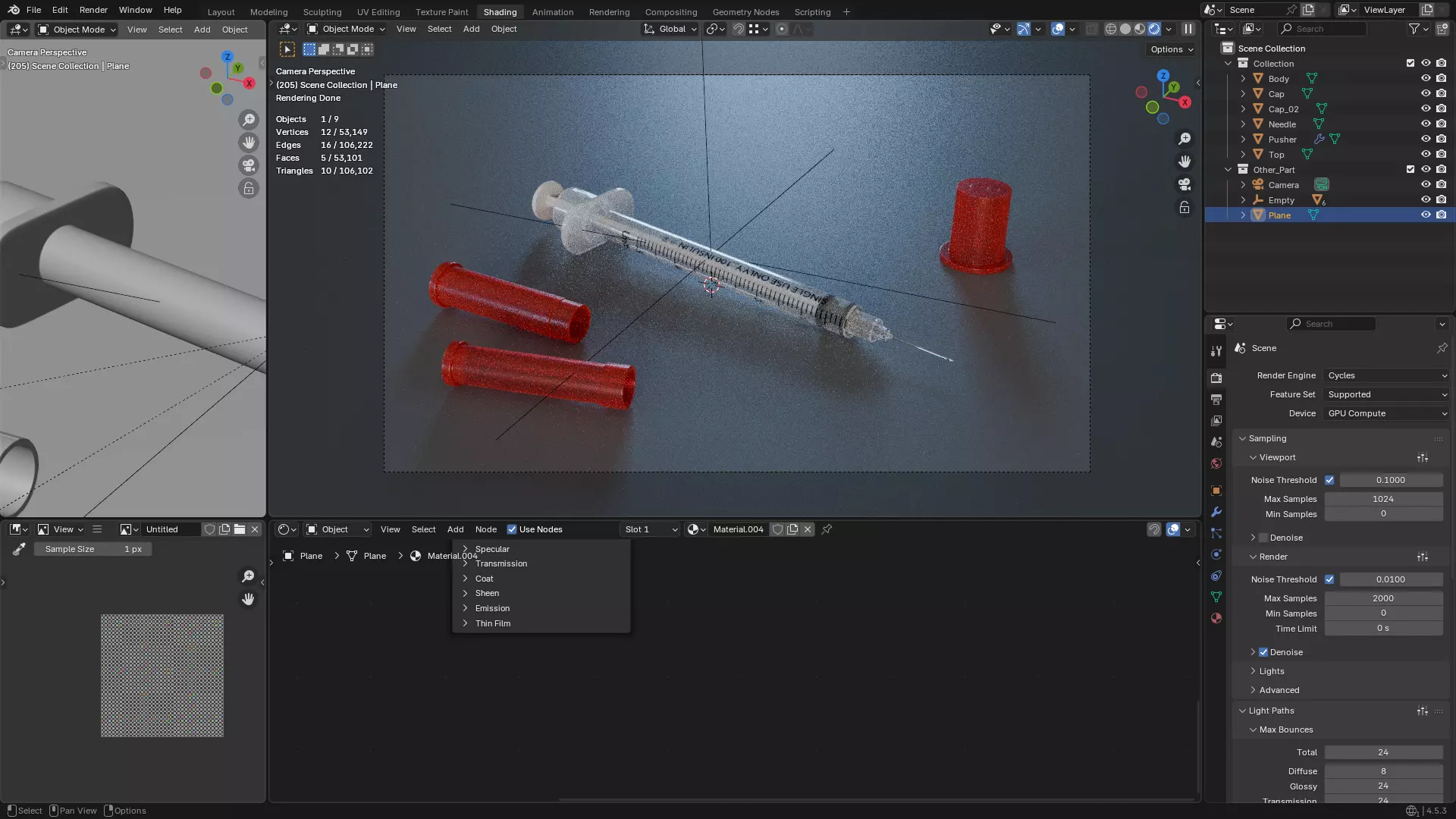 Insulin Syringe 50 mL 3D model_43