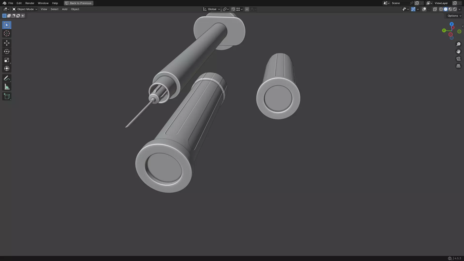 Insulin Syringe 50 mL 3D model_22